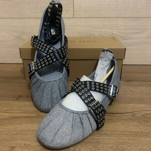 Steve Madden Bryar Ankle Strap Flat 11